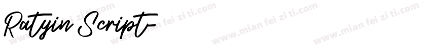 Ratyin Script字体转换
